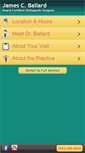 Mobile Screenshot of jamesballardmd.com